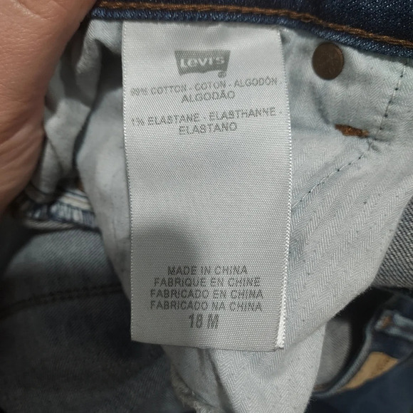 Levi's San Francisco Bold Curve Skinny Denim Jeans in Size 18W/M - Picture 11 of 12